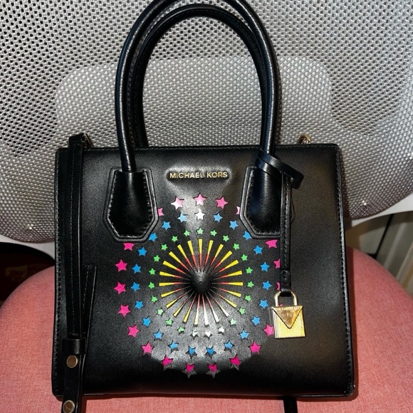 Michael Kors Mercer Medium Modern Disco leather crossbody - Picture 4 of 5